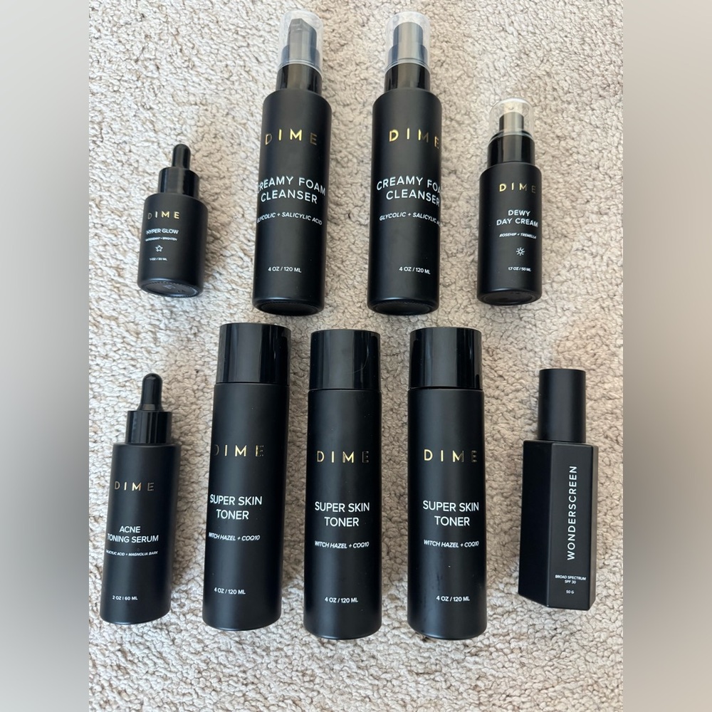 DIME Beauty Skincare Cleanser & Exfoliant Set
